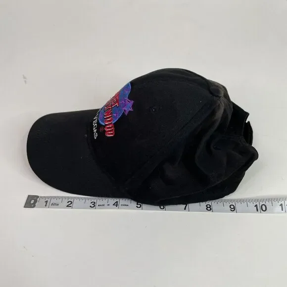 Vintage Planet Hollywood Las Vegas Hat, Adjustable Hook And Loop, Black - Picture 9 of 9